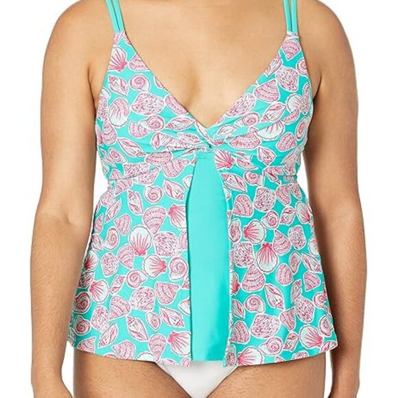 Caribbean Joe Women's Babydoll Tankini - Picture 1 of 12